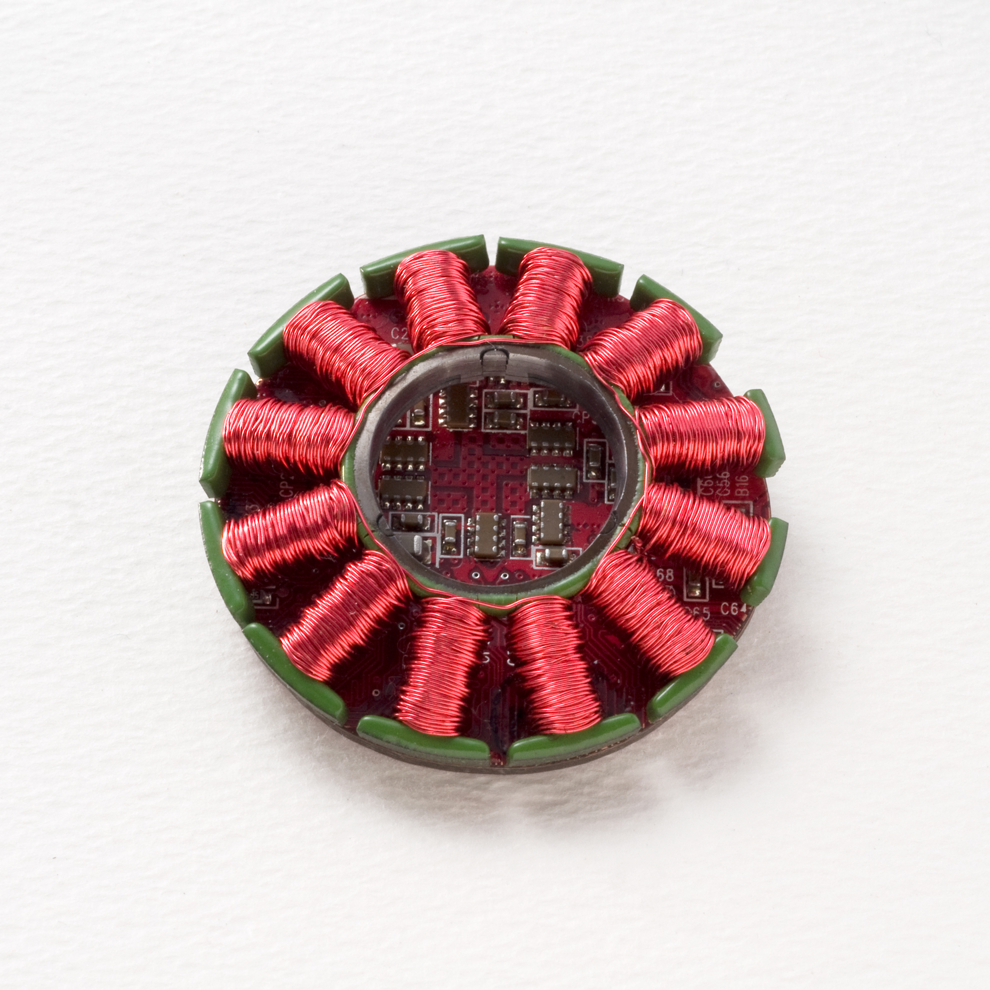 Red Coil ﻿﻿Brooch